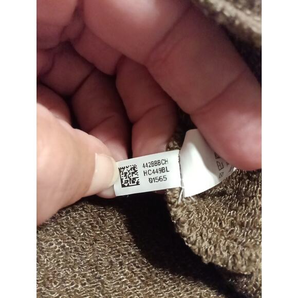 Aerie Crop Top Sweatshirt Size Xs Long Sleeve 1/4 Zip Pullover Green Women's - Picture 6 of 10